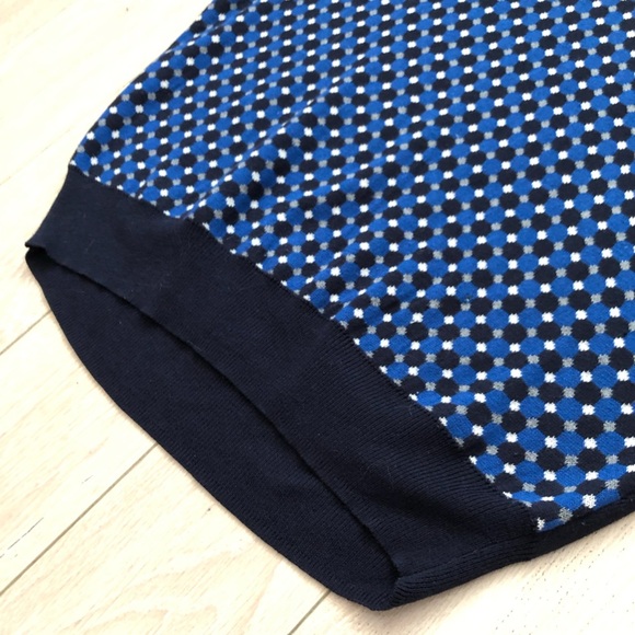 Aritzia Wilfred Silk and Cashmere Check Sweater in Blue Size XS - Picture 5 of 11